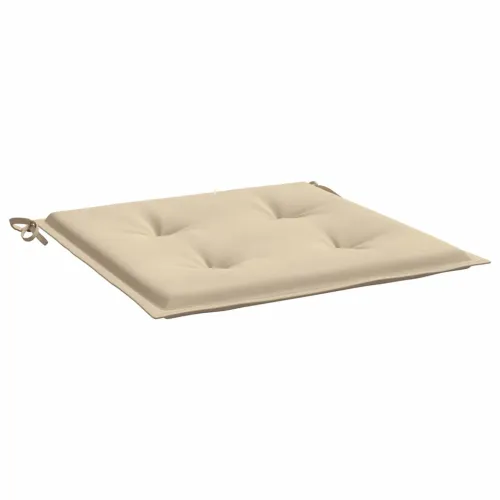 Jastuci za vrtne stolice 4 kom bež 40x40x3 cm od tkanine - Bež 40 x 40 x 3 cm 4 Cijena