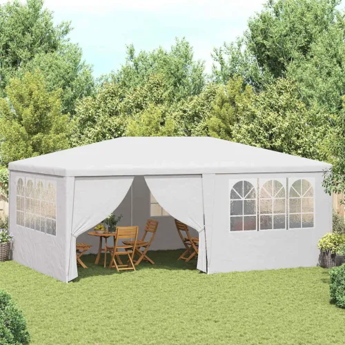 Profesionalni šator za svadbe - šator za zabave 4 x 6 m bijeli 90 g/m² - Bijela 4 x 6 m 1 Cijena