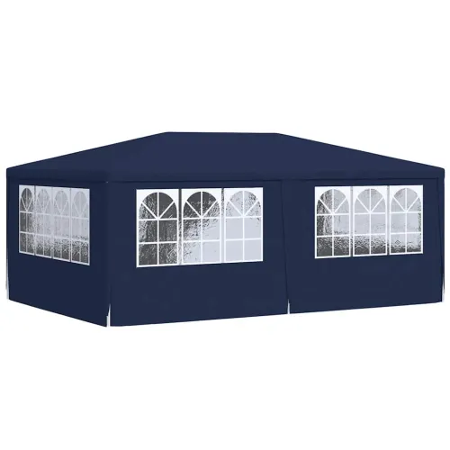Profesionalni šator za svadbe - šator za zabave 4 x 6 m plavi 90 g/m² - Plava 4 x 6 m Cijena