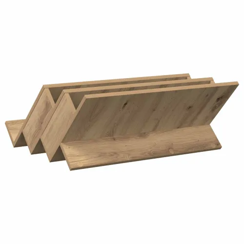 Polica za časopise s policom Umjetnički hrast 65 x 53 x 28,5 cm - hrast artisan 65 x 53 x 28,5 cm Cijena