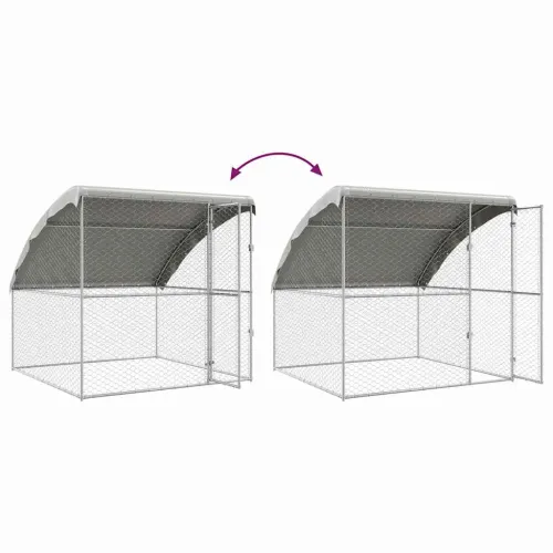 Kućica za pse 4 kom. Srebrno 8 x 2 x 2 m Pocinčani čelik - 800 x 230 cm s 4 vrata Cijena