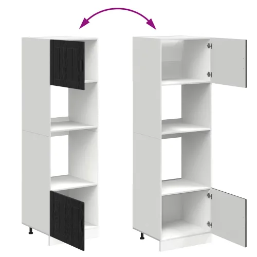 Ormarić za pećnicu PORTO Crni hrast 60 x 57 x 207 cm - Crni hrast 1x ormarić za pećnicu širine 60 cm visine 207 cm Cijena