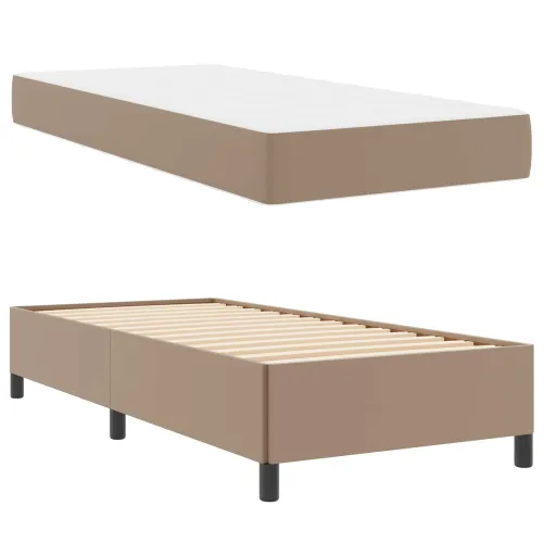 Okvir za krevet Boja cappuccina 80 x 200 cm tkanina - Boja cappuccina 80 x 200 cm Cijena