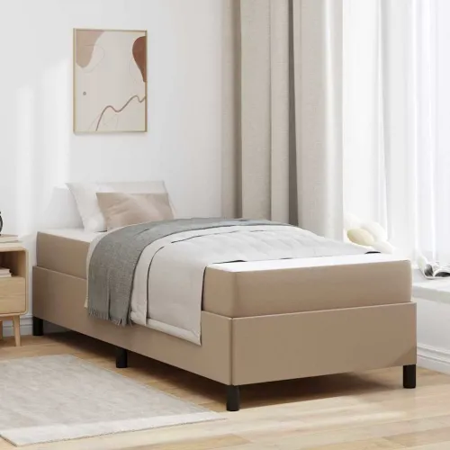 Okvir za krevet Boja cappuccina 80 x 200 cm tkanina - Boja cappuccina 80 x 200 cm Cijena