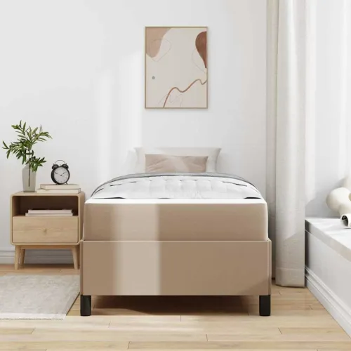 Okvir za krevet Boja cappuccina 80 x 200 cm tkanina - Boja cappuccina 80 x 200 cm Cijena