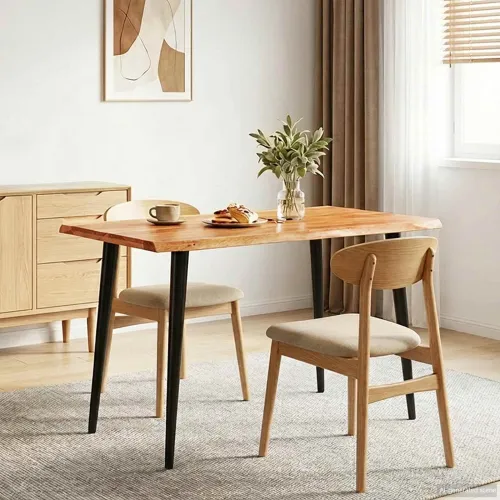 Blagovaonski stolovi Smeđa i crna 110 x 55 x 78 cm - 110 x 55 x 75 cm Cijena