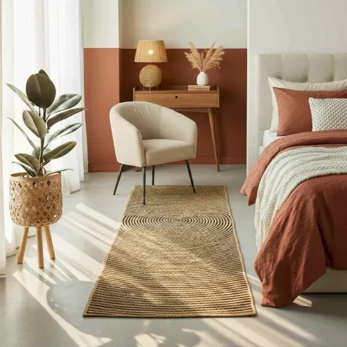 Tepih za područje Crna 80 x 300 cm Juta - Crna 80 x 300 cm Cijena