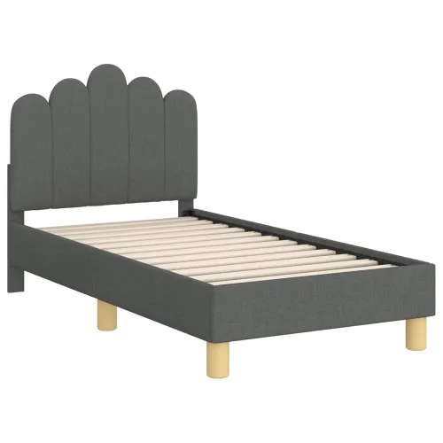Okvir kreveta za malu djecu s naslonom Tamnosiva 70 x 140 cm - Tamnosiva 70 x 140 cm Cijena