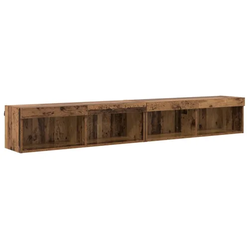 Set TV komoda 2 kom. Staro drvo Konstruirano drvo - Staro drvo 100 cm 2 Cijena