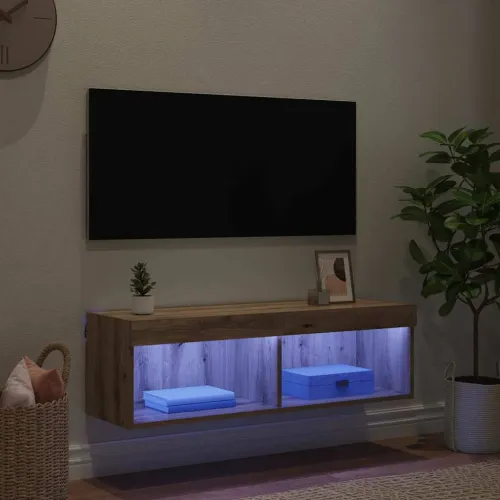 TV zidni ormar 100 x 30 x 30 cm Umjetnički hrast - hrast artisan 100 cm 1 Cijena