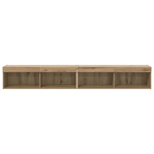 Set TV komoda 2 kom. Umjetnički hrast Konstruirano drvo - hrast artisan 100 cm 2 Cijena