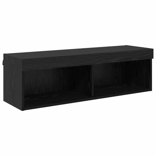 TV zidni ormar 100 x 30 x 30 cm Crni hrast Konstruirano drvo - Crni hrast 100 cm 1 Cijena