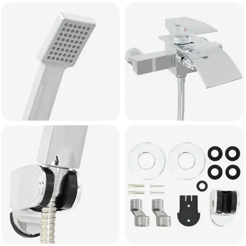 Set glave tuša Krom G 1/2 inča - Krom s tuš glavom Cijena