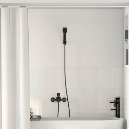 Set glave tuša Crna G 1/2 inča - Crna s tuš glavom Cijena