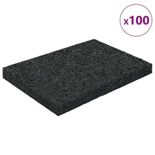 Gumenasti granulatni vanjski pod Crna 6 x 9 x 0,8 cm Guma - 60 x 90 x 8 mm 100 Cijena