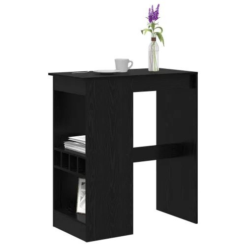 Stol za bar 90 x 47.5 x 103.5 cm Konstruirano drvo Crni hrast - Crni hrast Cijena