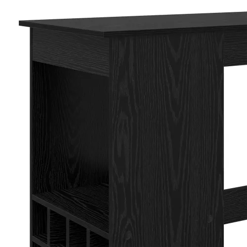 Stol za bar 90 x 47.5 x 103.5 cm Konstruirano drvo Crni hrast - Crni hrast Cijena