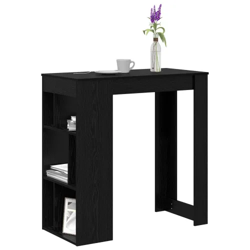 Stol za bar 102 x 50 x 103,5 cm Konstruirano drvo Crni hrast - Crni hrast Cijena