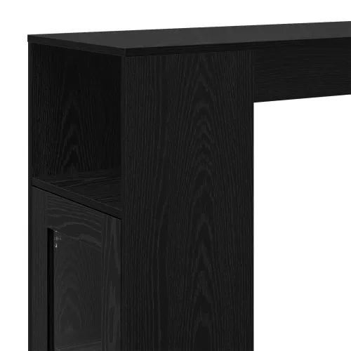 Stol za bar 101 x 40 x 103,5 cm Konstruirano drvo Crni hrast - Crni hrast Cijena