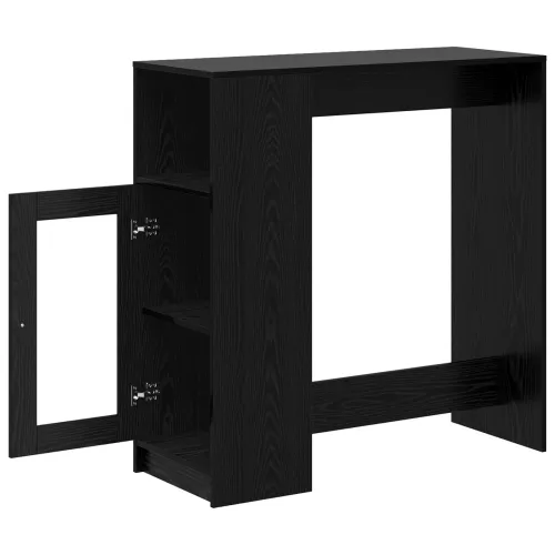 Stol za bar 101 x 40 x 103,5 cm Konstruirano drvo Crni hrast - Crni hrast Cijena