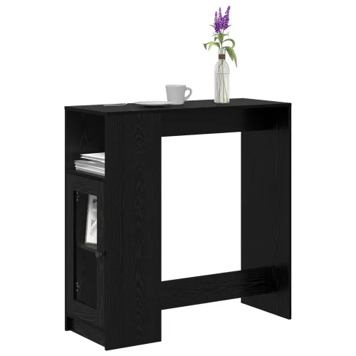 Stol za bar 101 x 40 x 103,5 cm Konstruirano drvo Crni hrast - Crni hrast Cijena