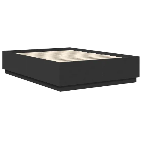 Okvir za krevet Crna 150 x 200 cm Konstruirano drvo - Crna 150 x 200 cm Cijena