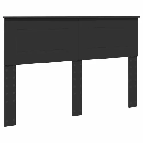 Okvir za krevet Crna 150 x 200 cm Konstruirano drvo - Crna 150 x 200 cm Cijena