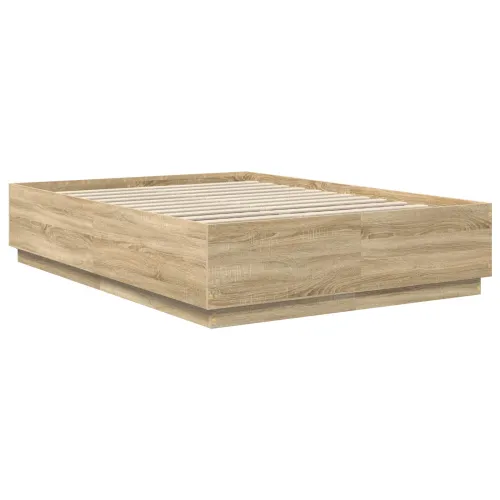 Okvir za krevet s LED trakama Sonoma hrast 150 x 200 cm - sonoma hrast 150 x 200 cm Cijena