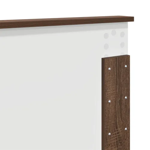 Okvir za krevet s LED trakama Smeđi hrast 120 x 190 cm - Smeđi hrast 120 x 190 cm Cijena