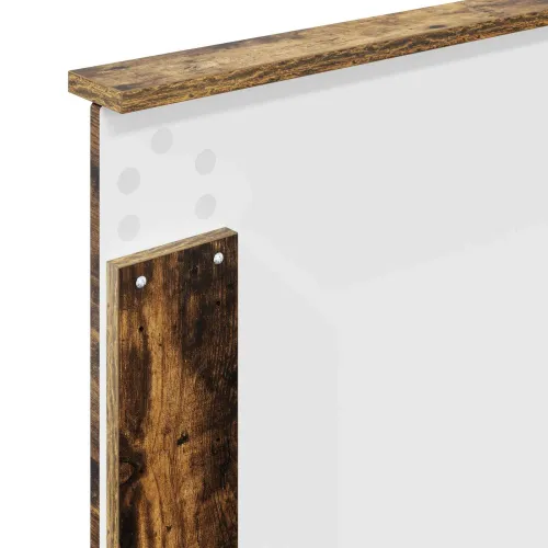 Okvir za krevet s LED trakama Dimljeni hrast 90 x 190 cm - Dimljeni hrast 90 x 190 cm Cijena