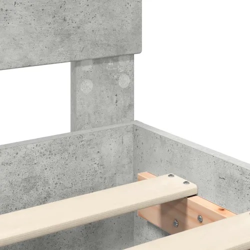Okvir za krevet s LED trakama Betonski sivi 70 x 190 cm - Beton siva 75 x 190 cm Cijena