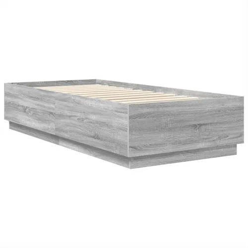 Okvir za krevet Siva Sonoma 70 x 190 cm Konstruirano drvo - Sivi hrast sonoma 75 x 190 cm Cijena
