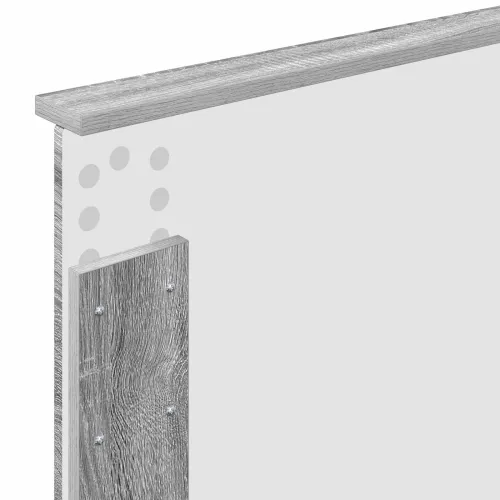 Okvir za krevet Siva Sonoma 70 x 190 cm Konstruirano drvo - Sivi hrast sonoma 75 x 190 cm Cijena