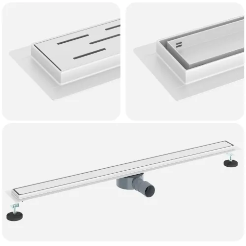 Tuš kanal 2-u-1 sa 360° sifonom Srebrna 100 cm - 100 cm Srebrna Cijena