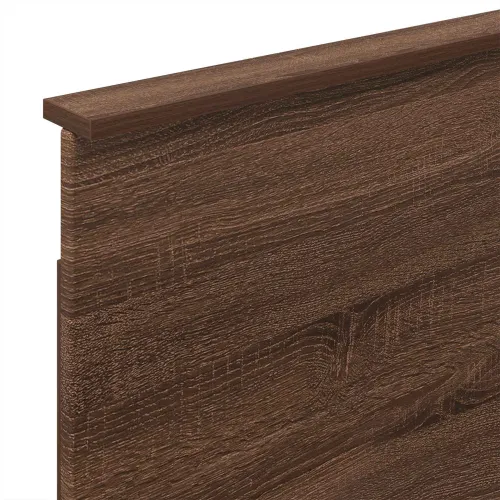Okvir za krevet Smeđi hrast 70 x 190 cm Konstruirano drvo - Smeđi hrast 75 x 190 cm Cijena