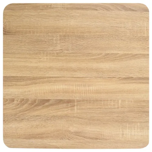 Bistro stol svjetlosmeđi 60 x 60 cm MDF - svijetlo smeđa i crna 60 x 60 x 75 cm 1 Cijena