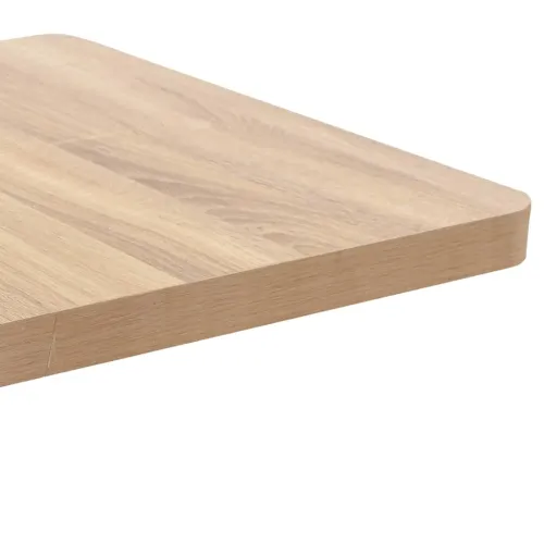 Bistro stol svjetlosmeđi 60 x 60 cm MDF - svijetlo smeđa i crna 60 x 60 x 75 cm 1 Cijena