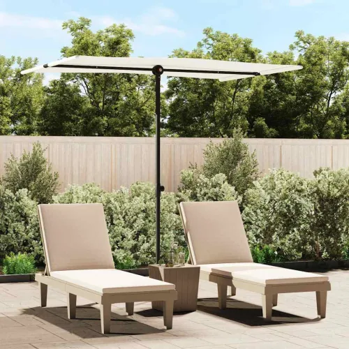 Vrtni suncobran s aluminijskim stupom 2 x 1,5 m pješčano bijeli - Pijesak bijela 200 x 150 cm 1 Pijesak bijela Cijena