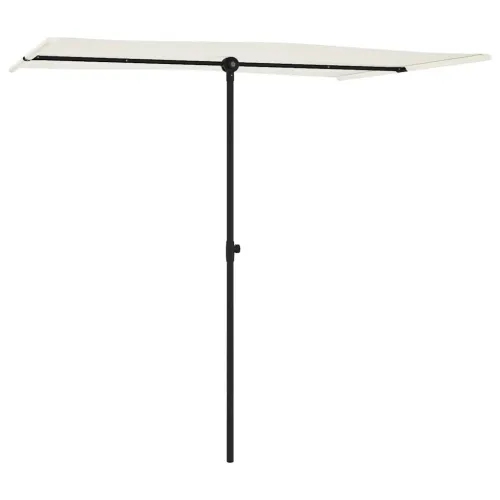 Vrtni suncobran s aluminijskim stupom 2 x 1,5 m pješčano bijeli - Pijesak bijela 200 x 150 cm 1 Pijesak bijela Cijena