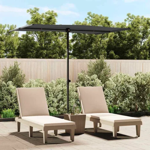 Vrtni suncobran s aluminijskim stupom 2 x 1,5 m antracit - Antracit 200 x 150 cm Cijena