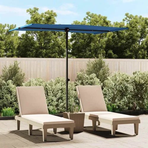 Vrtni suncobran s aluminijskim stupom 2 x 1,5 m azurnoplavi - Azurnoplava 200 x 150 cm Cijena