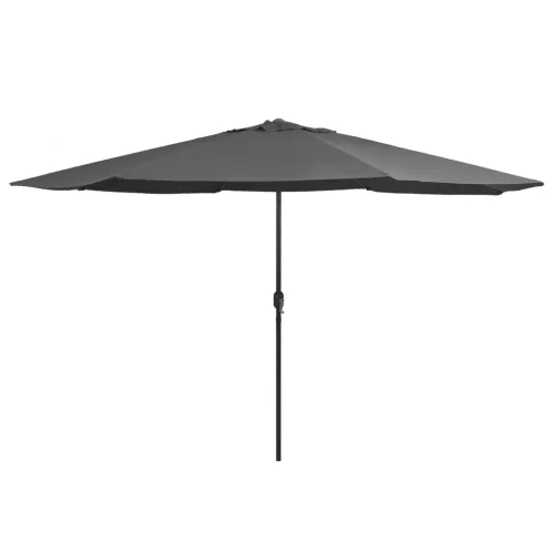 Vrtni suncobran s metalnim stupom 390 cm antracit - Antracit Cijena