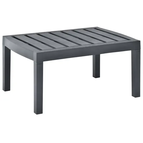 Vrtni stol antracit 78 x 55 x 38 cm plastični - Antracit 1 Cijena