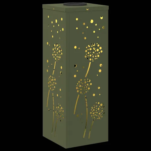 Solarna LED svjetlost za stazu 2 kom. Topla bijela - 18 x 18 x 50 cm Maslinovo zelena Uzorak maslačka Cijena