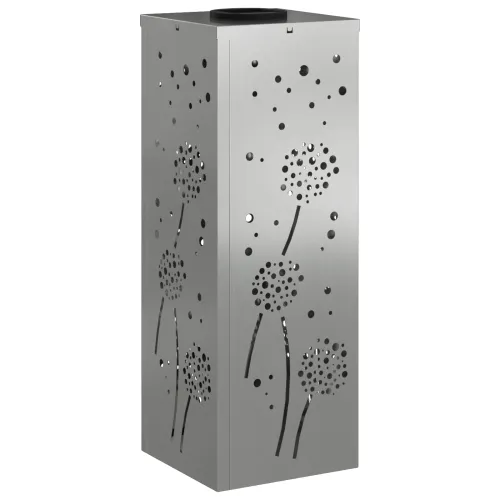 Solarna LED svjetlost za stazu 2 kom. Topla bijela - 18 x 18 x 50 cm Galvanizirani čelik Uzorak maslačka Cijena