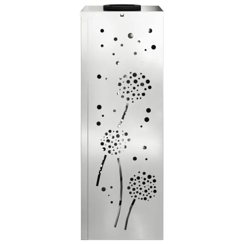 Solarna LED svjetlost za stazu 2 kom. Topla bijela - 18 x 18 x 50 cm Galvanizirani čelik Uzorak maslačka Cijena