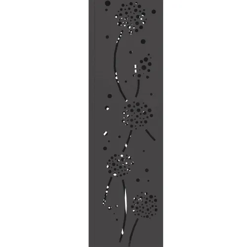 Solarna LED svjetlost za stazu 2 kom. Topla bijela - 18 x 18 x 80 cm Crna Uzorak maslačka Cijena