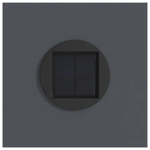Solarna LED svjetlost za stazu 2 kom. Topla bijela - 18 x 18 x 80 cm Antracit Uzorak maslačka Cijena