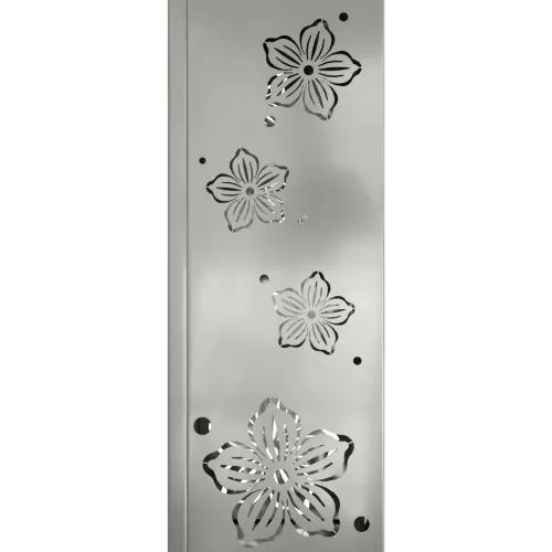 Solarna LED svjetlost za stazu 2 kom. Topla bijela - 18 x 18 x 50 cm Galvanizirani čelik Cvijet s pet latica Cijena