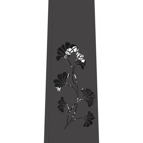 Solarna LED svjetlost za stazu 2 kom. Topla bijela - 18 x 18 x 50 cm Crna Uzorak grane Cijena